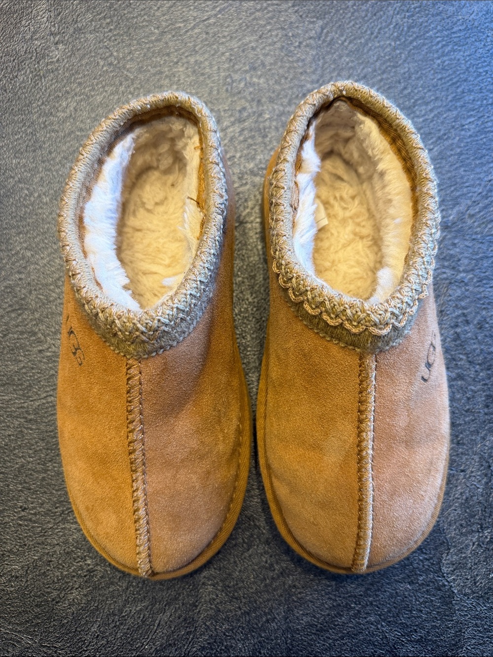 UGG Kids size 2 - Chestnut & Navy - Picture 3 of 3